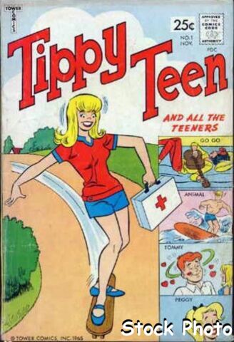 Tippy Teen #01 © November 1965 Tower Comics